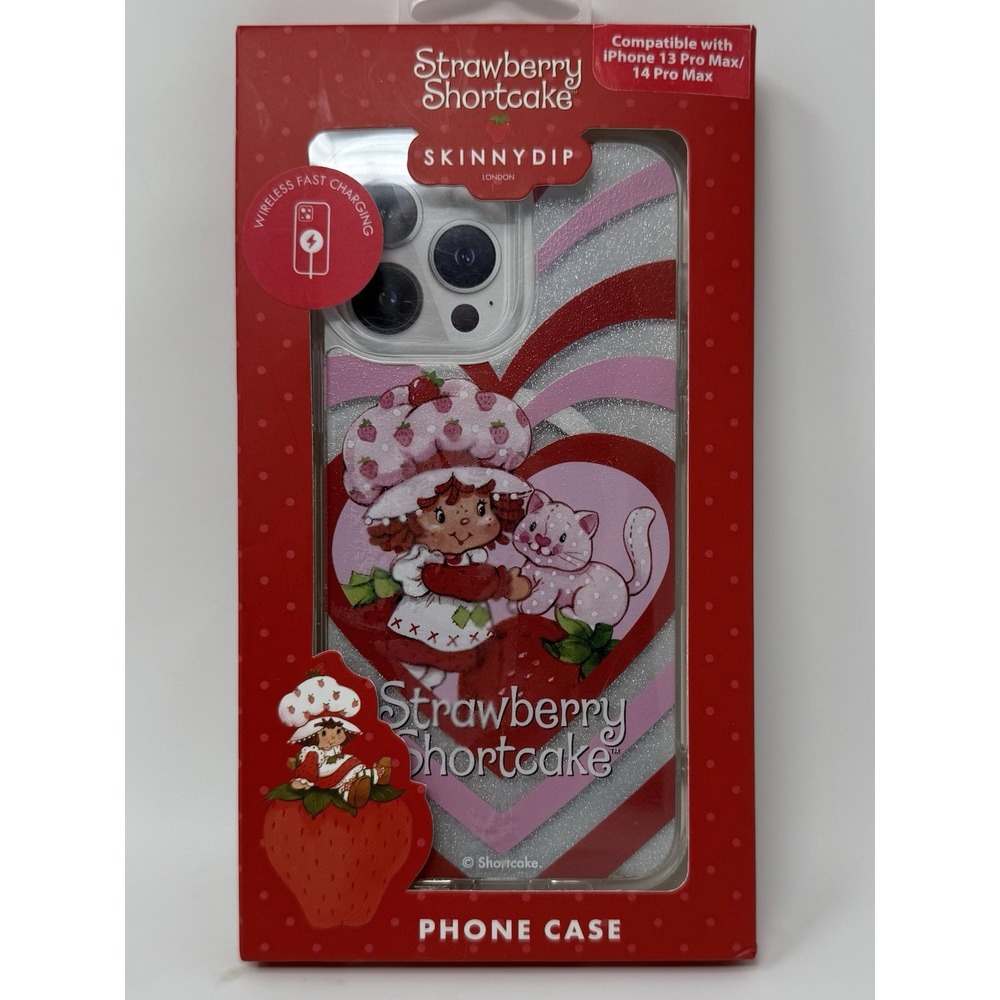 New Strawberry Shortcake iPhone 13/14 Pro Max SKINNYDIP Wireless Fast Charging